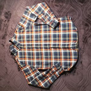 Goodfellow Plaid Flannel Button Down Shirt - mens medium